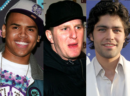 Chris Brown, Adrien Grenier, Michael Rapport Chris Brown, Adrien Grenier, Michael Rapport